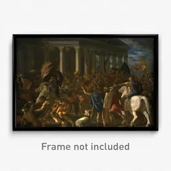 Nicolas Poussin - The Destruction and Sack of the Temple of Jerusalem