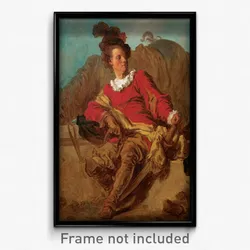 Jean-Honoré Fragonard - Jean-Claude Richard, Abbot of Saint-Non, Dressed 'a l'Espagnole'