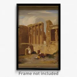 Charles Lock Eastlake - The Erechtheum, Athens, with Figures in the Foreground