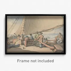 Thomas Rowlandson - A Dutch Packet in a Rising Breeze