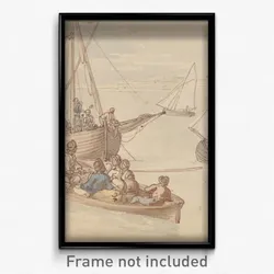 Thomas Rowlandson - Pleasure Boats in an Estuary
