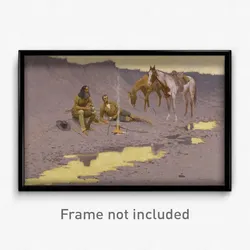 Frederic Remington - A New Year on the Cimarron
