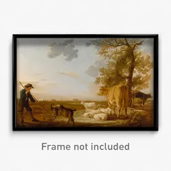 Aelbert Cuyp - Landscape with cattle