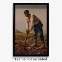Millet, Jean-François - Man with a Hoe