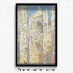 Claude Monet - Rouen Cathedral, West Façade, Sunlight