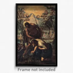 Tintoretto - Baptism of Christ