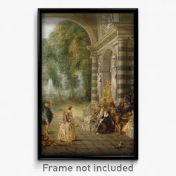 Watteau, Jean-Antoine - Les Plaisirs du Bal