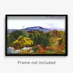 Daniel Alexander Williamson - Spring, Arnside Knot and Coniston range of hills from Warton Crag