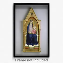 Lorenzo Monaco - Madonna Enthroned (from a ten-part altarpiece)