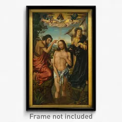 Master of Frankfurt - Triptych of the Baptism of Christ