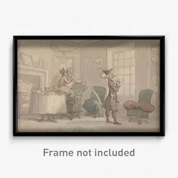 Thomas Rowlandson - Dr. Syntax Copying the Wit of the Window