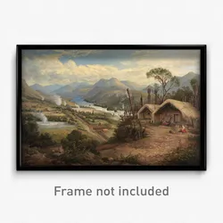 Charles Blomfield - Orakei Korako on the Waikato