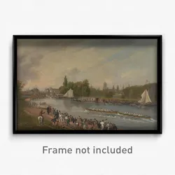 John Whessell - A Boat Race on the River Isis, Oxford