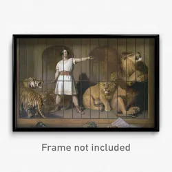 Sir Edwin Henry Landseer - Portrait of Mr. Van Amburgh, As He Appeared with His Animals at the London Theatres -