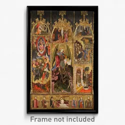 Attributed to Joan Mates - Altarpiece of Saint Michael the Archangel