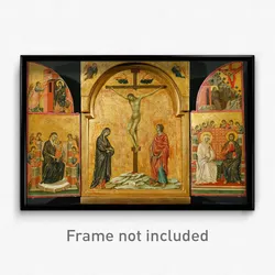 Duccio - Triptych- Crucifixion and other Scenes
