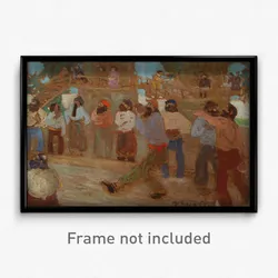 Pedro Figari - Cancha de bochas