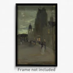 James Guthrie - Street in Oban, Night