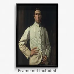 Hugh Ramsay - Self-portrait in white jacket