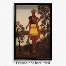 Maker unknown, American - Portrait of the Oneida Chieftain Shikellamy