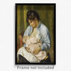 Pierre-Auguste Renoir - A Woman Nursing a Child