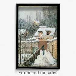 Alfred Sisley - Snow at Louveciennes