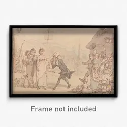 Thomas Rowlandson - Dr. Syntax with Kitty Cowslip