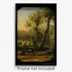 Claude Lorrain - Pastoral landscape