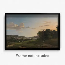 Patrick Nasmyth - A View of Cessford and the Village of Caverton, Roxboroughshire in the Distance