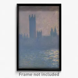 Claude Monet - Houses of Parliament, Sunlight Effect (Le Parlement, effet de soleil)