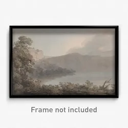 John Robert Cozens - Lake of Vico Between Rome and Florence