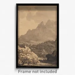 Alexander Cozens - Mountainous Landscape