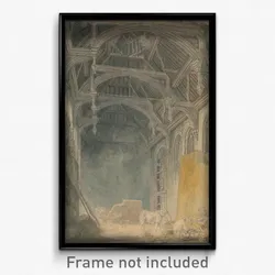 Joseph Mallord William Turner - Interior of St. John's Palace, Eltham