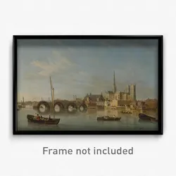 Samuel Scott - The Building of Westminster Bridge