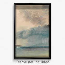 Joseph Mallord William Turner - A Paddle-steamer in a Storm