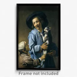 Abraham Bloemaert - Youths playing with the cat