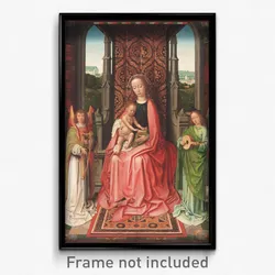 Gerard David, Netherlandish (active Bruges), first documented 1484, died 1523 - Enthroned Virgin and Child, with Angels