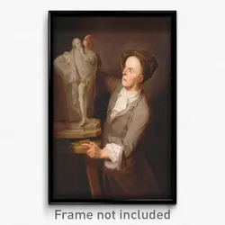 Adrien Carpentiers - Louis-Francois Roubiliac Modelling His Monument to Shakespeare