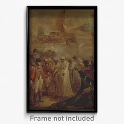 Henry Singleton - The Surrender of the Two Sons of Tipu Sahib, Sultan of Mysore, to Sir David Baird