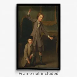 Joseph Francis Nollekens - Portrait of Two Boys, probably Joseph and John Joseph Nollekens