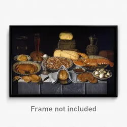 Clara Peeters - Still Life with Crab, Shrimps and Lobster