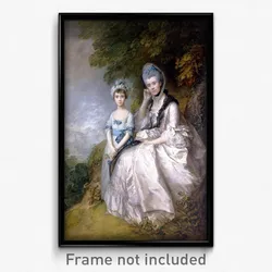 Thomas Gainsborough - Hester, Countess of Sussex, and Her Daughter, Lady Barbara Yelverton