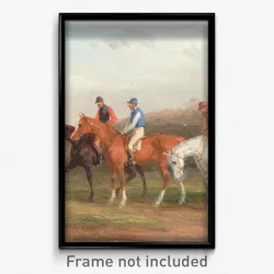 William J. Shayer - Steeplechasing- At the Start