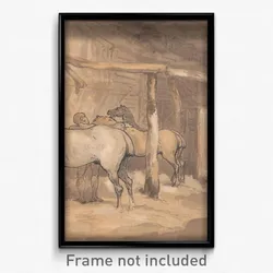 Thomas Rowlandson - The Stable of an Inn