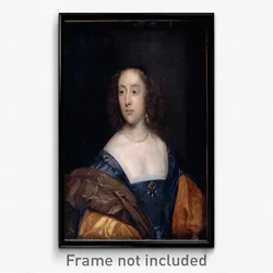 Johnson, Cornelius the elder - Portrait of a Lady in Blue