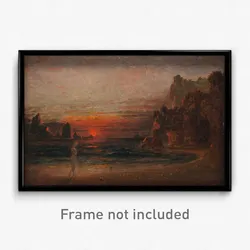 Francis Danby - Study for 'Calypso's Grotto'
