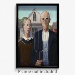 Grant Wood - American Gothic