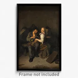 Cornelis Bega - Young Couple in a Tavern