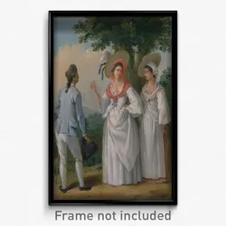 Agostino Brunias - Free West Indian Creoles in Elegant Dress