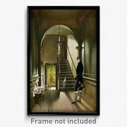 Pieter Christoffel Wonder - The Staircase of the London Residence of the Painter